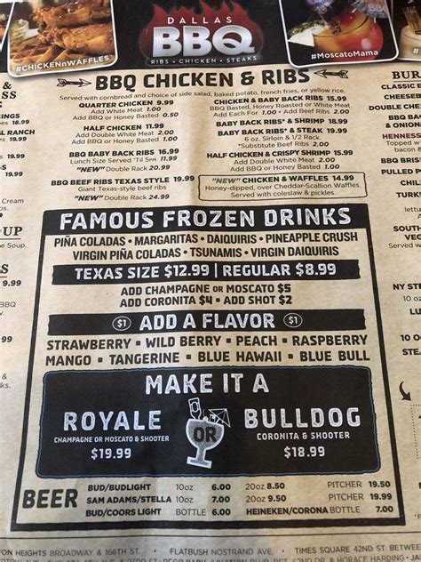 bbq manhattan 42nd street|dallas bbq 42nd street menu.